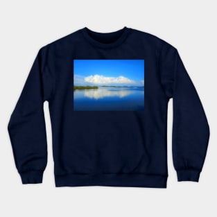 In Blue and White mood Crewneck Sweatshirt